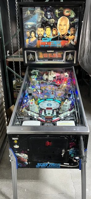 Star Trek Next Generation Pinball Machine Williams  1994 Free Ship LEDs