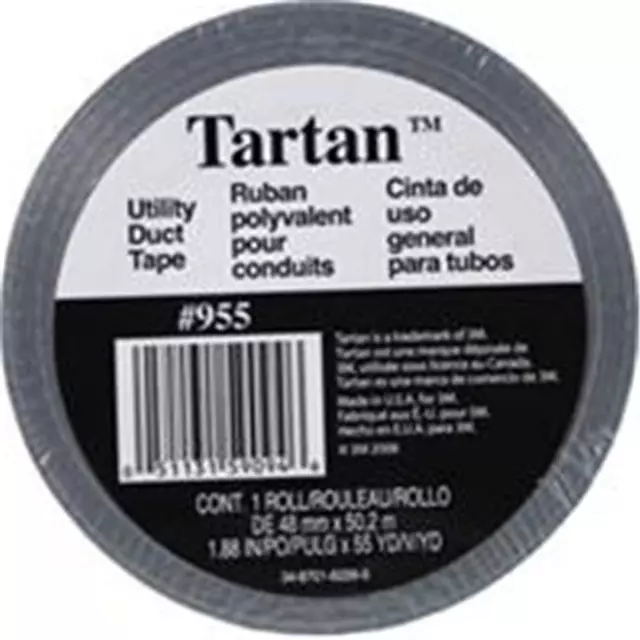 Tartan Utility Duct Tape - Silver 1.88 in. x 55 Yard