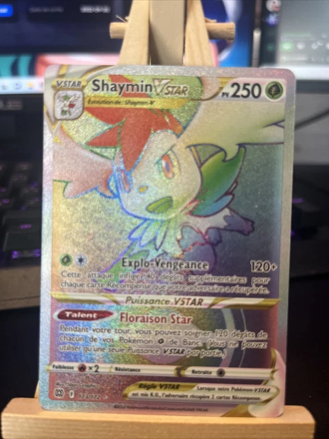 Carte Pokémon Shaymin Vstar Rainbow 173/172 EB9 Stars Étincelantes FR neuve