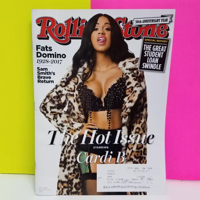 Cardi B Fats Domino Death The Hot Issue 1300 Rolling Stone Magazine November 16