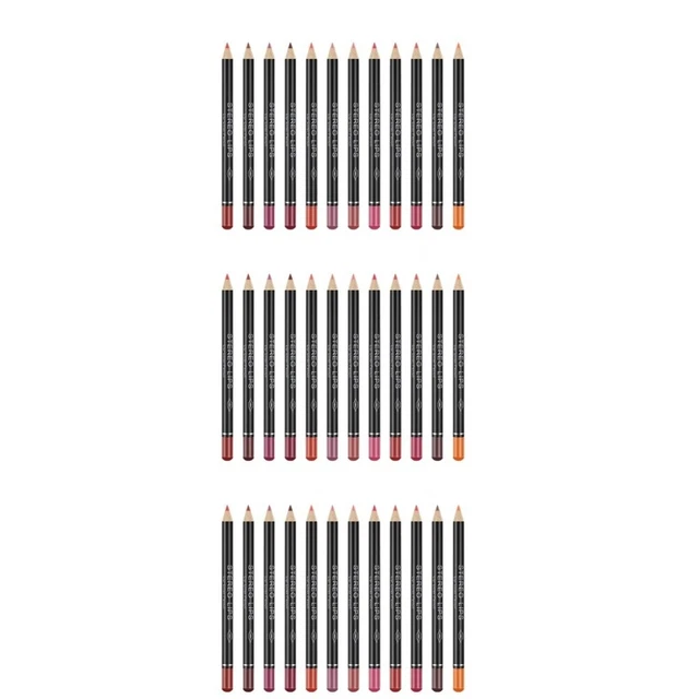 12 Pcs Lip Liner Pencil Matte Lip Pencil Makeup Lip Pen Waterproof Lipstick