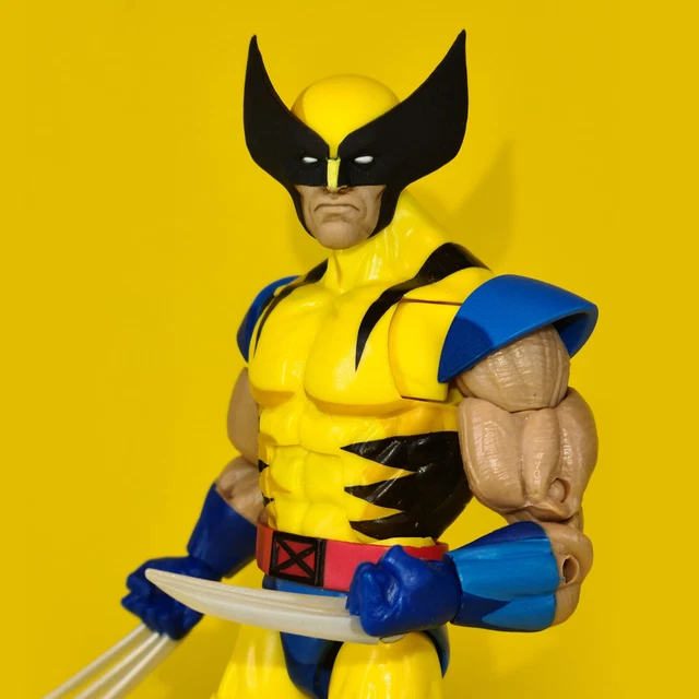 HASBRO MARVEL LEGENDS X-Men 90s Animated VHS Wolverine 6" Custom Figure