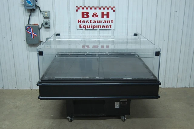 JSI 52" Open Air Island Deli Sushi Cheese Display Case Refrigerator 2022 Model