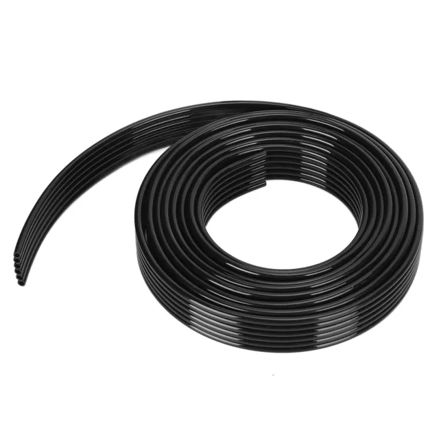 (6 Rows )Ink Tube 3mm ID Black Durable Inks Hose 4mm OD For DX7 For DX5 For