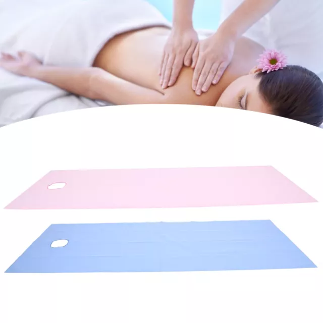 (Rosa blu) Lenzuola letto salone di bellezza impermeabile a prova di olio copertura letto da massaggio LVE