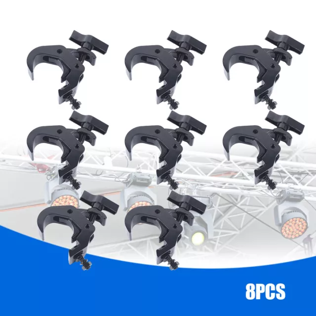 8PCS Stage Light Clamp 330LB Truss Clamp for Par Lighting Clamp Fit 40-52mm New