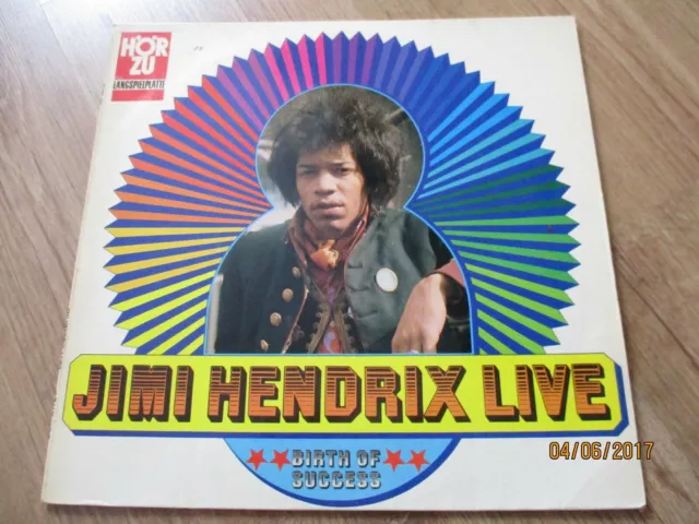 Vinyl12 Jimi Hendrix Live Birth Of Succes Hör Zu SHZE 293 German Press  1967