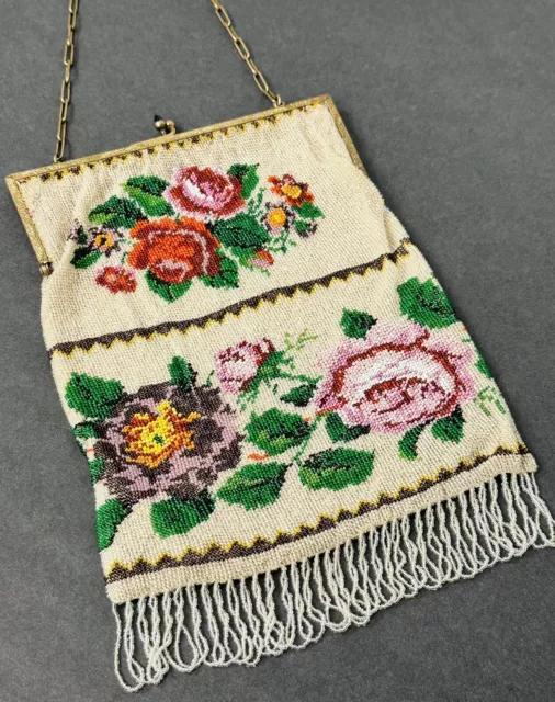 Antique 1920’s Beaded Purse By Herpolsheimer Co.