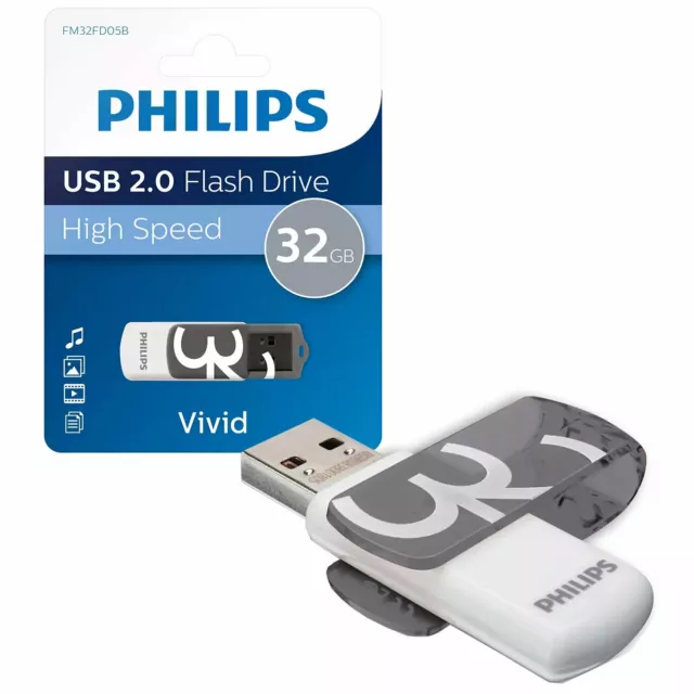 Clef usb 32go Philips cle usb 32go Vivid USB 2.0 Flash Drive high Speed