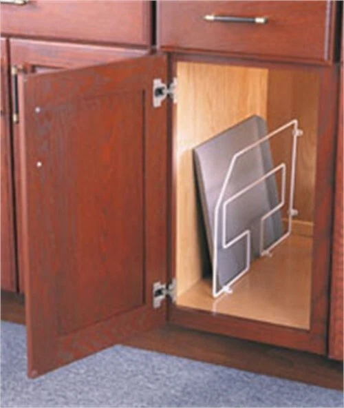 Kv Tray Divider 18" H White, PartNo TD18-W, by Knape & Vogt