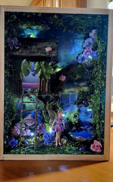 Beautiful fairy garden diorama