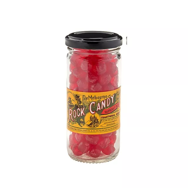 Melbourne Rock Candy Raspberry Drops 170g