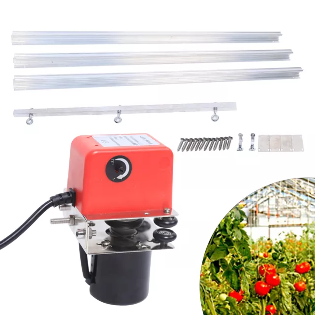 3.3M Light Mover Rail Kit Grow Light Rail 10 U / min Moving Motorized Kit Setup