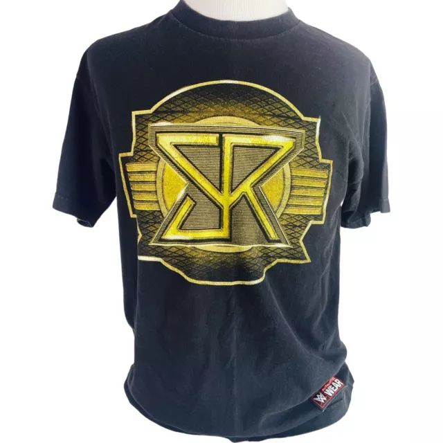 SETH ROLLINS WWE Authentic Wear Licensed Wrestling T-Shirt Mens L Black ...