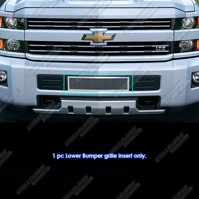 Fits 2015-2019 Chevy 2500HD/3500HD Lower Bumper Stainless Steel Mesh Grille