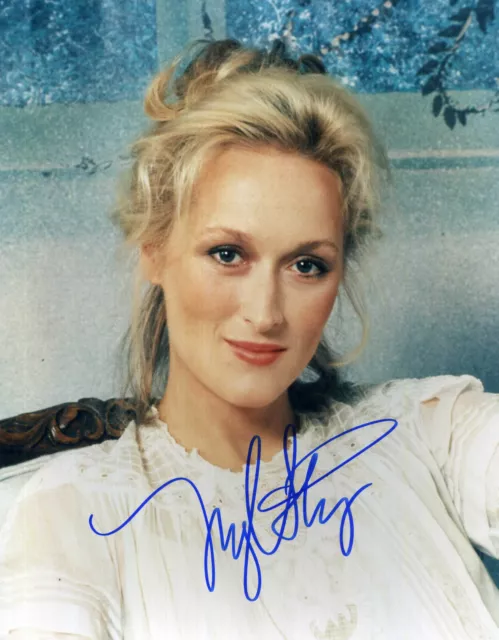 MERYL STREEP Signed Photograph - Beautiful Film & TV Actress Preprint