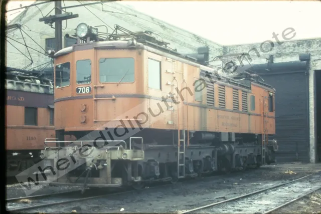 Orig. Slide Chicago South Shore And South Bend CSS 706 Michigan City IND 7-9-73
