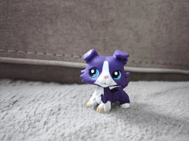 Figurine LPS Littlest PetShop Puzzle Variante Originale - Chien Colley Authentique HASBRO