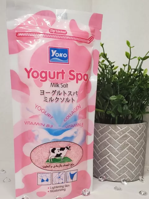 Yoko Spa Salt Effective Whitening Body Scrub  In 12 Different Flavors 300G 3