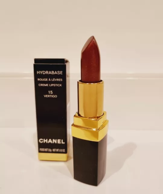 Chanel Hydrabase 15 Vertigo Creme Lipstick Discontinued Very Rare To Find.