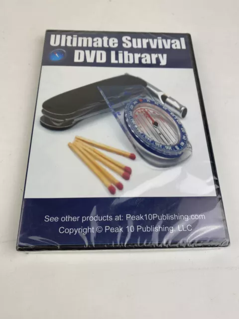 ULTIMATE SURVIVAL DVD LIBRARY Peak 10 Doomsday Guide Multi-Disc Set