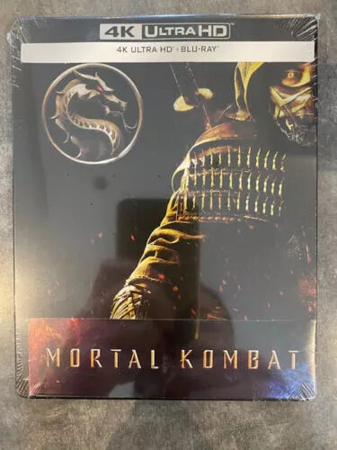 MORTAL KOMBAT avec JOE TASLIM - STEELBOOK COLLECTOR - film 4K ULTRA HD + BLU-RAY