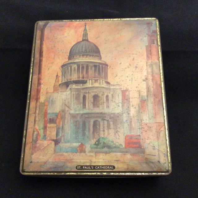VINTAGE EDWARD SHARP & Sons 'St. Paul's Cathedral' Confectionary Tin 3