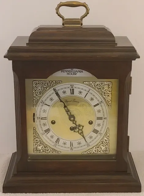 Pennsylvania House USA Hermle Germany Westminster Chime Bracket Mantle Clock