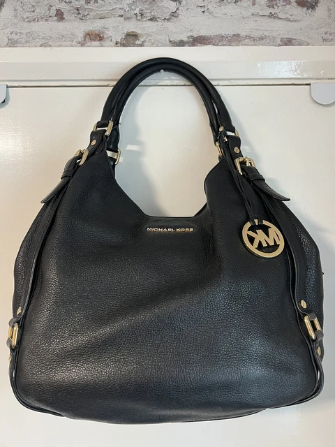 Michael Kors Schultertasche aus Kieselleder Slouch Hobo Eimer - authentisch gebraucht