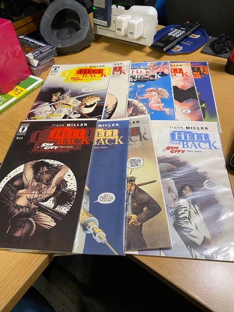 Sin City Frank Miller-To Hell and Back-Dark Horse Comics Complete Series of 9