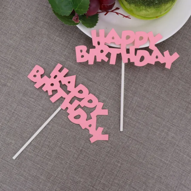 10 piezas pastel de cumpleaños para niños decoración de alimentos