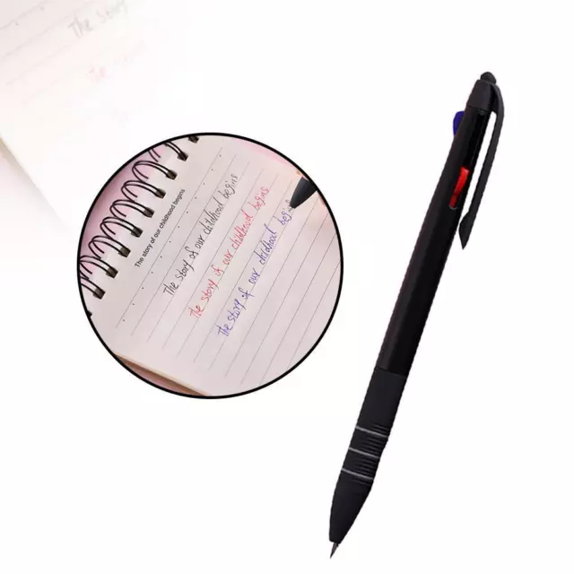 Three-color 3in1 Ballpoint Pen Writing Pen 0.5mm Refill Supplies 2024 C4A4