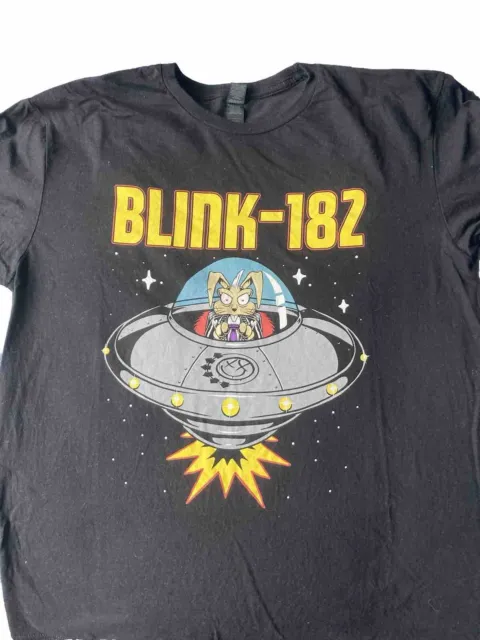 Blink 182 tour t shirt London O2 Arena 11th October 2023 UFO Size Large