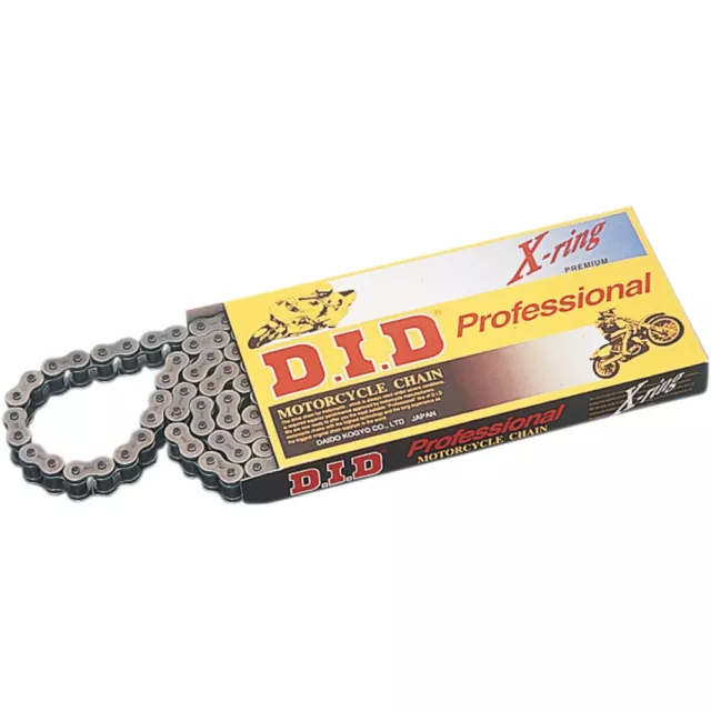 DID 520 ZVM-X Super Street Series X-Ring Chain (Natural) 120 Links