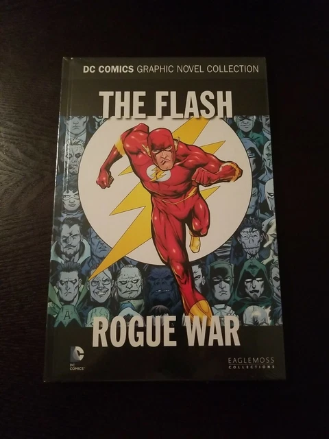 Dc Comics Graphic Novel Collection Vol #39 The Flash Rogue War  Hard Cover Seal