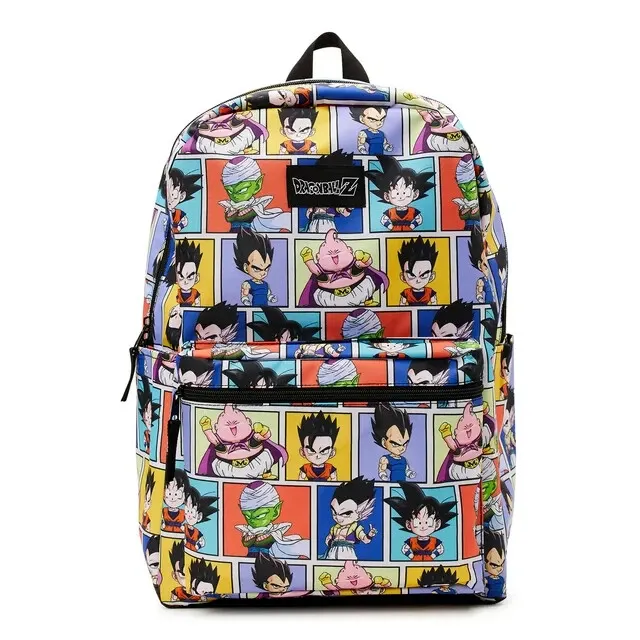 Dragon Ball Z Unisex Print 17" Laptop Backpack All Over Print Bag, New