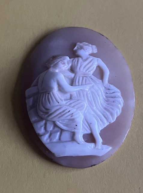 super grand tour roman style shell cameo