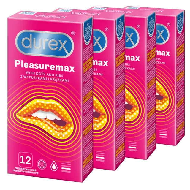 DUREX Pleasuremax - confezione 48 Preservativi stimolanti - 12x4 pz
