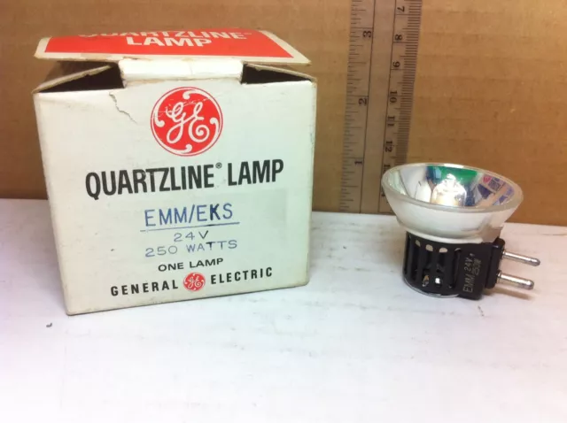 General Electric Quartzline EMM/EKS Projection Lamp Projector Bulb 24V 250W