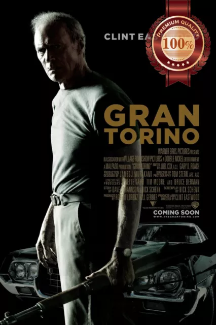 Gran Torino 2008 Clint Official Original Cinema Film Movie Print Premium Poster