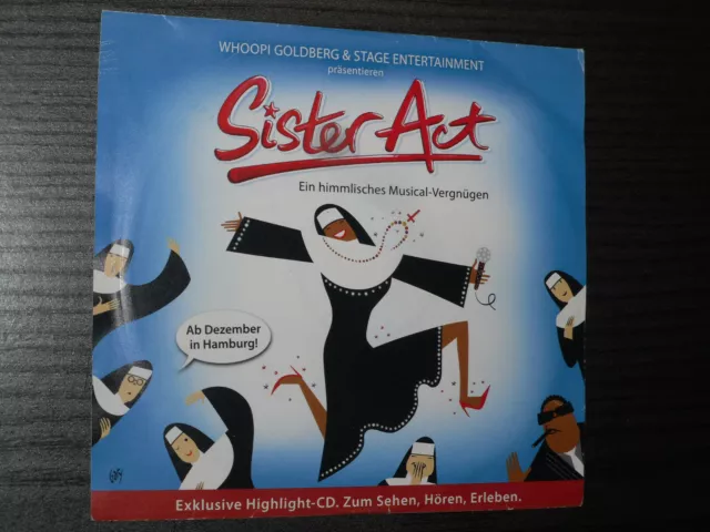 SISTER ACT Promo CD mit Video zum Musicalstart in Hamburg