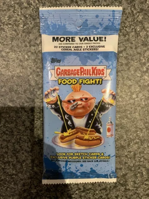 Garbage Pail Kids - Usa Food Fight (Ff) 2021 - Fat (Value) Pack - Sketch, Plate,