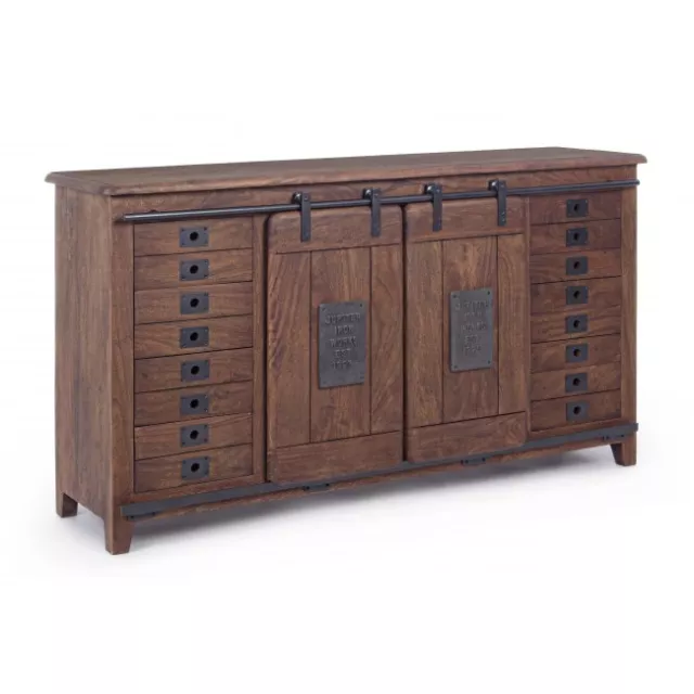 Cupboard 2 Panels -8 Drawers Jupiter, Excellent Quality', Wood Mango