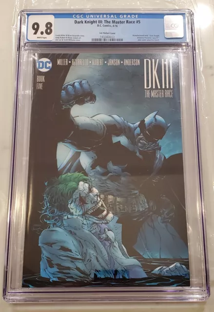 Batman Dark Knight III The Master Race #5 1:500 Jim Lee Variant CGC 9.8