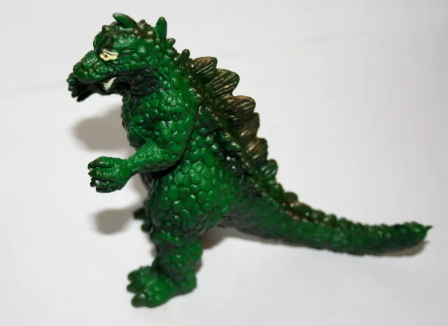 Vintage Plastic Toy Green Godzilla Figure NOS 1980s