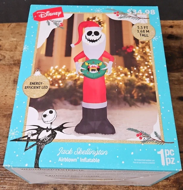 JACK SKELLINGTON NIGHTMARE Before Christmas AIRBLOWN INFLATABLE Disney