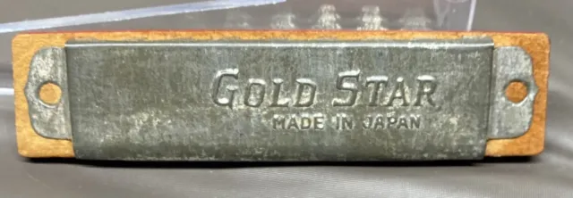 Vintage Gold Star Harmonica Made In Japan