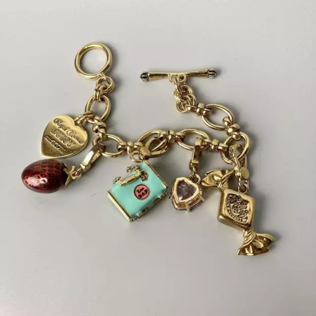 Juicy Couture Bow Charm Bracelet pre-owned - Gem