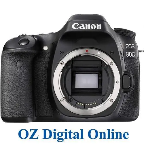 NEW Canon EOS 80D Body 24.2MP Wifi NFC Full HD Digital SLR Camera 1 Year Au Wty