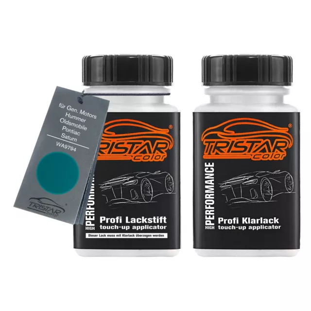 Autolack Lackstift für Gen. Motors Hummer WA9794 Bright Teal Metallic 2 x 50ml